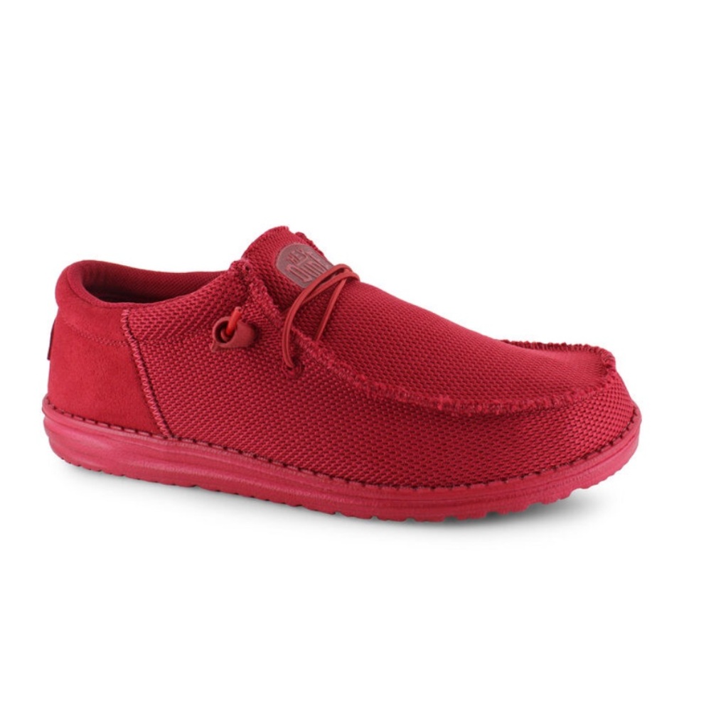 HEY DUDE WALLY FUNK MONO RED size 10 - Picture 2 of 9